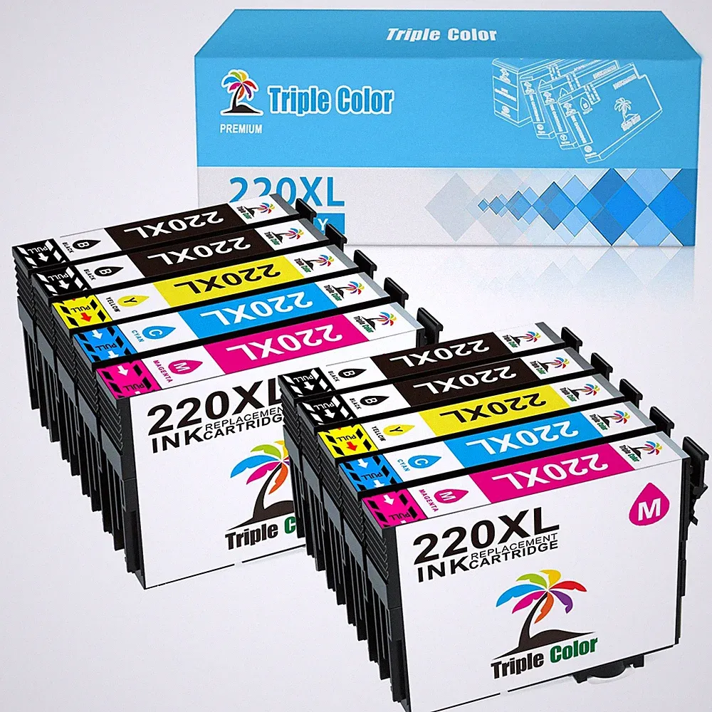 220XL Ink Cartridges 220 XL for Epson WorkForce WF2750 WF2760 WF2660 Printer