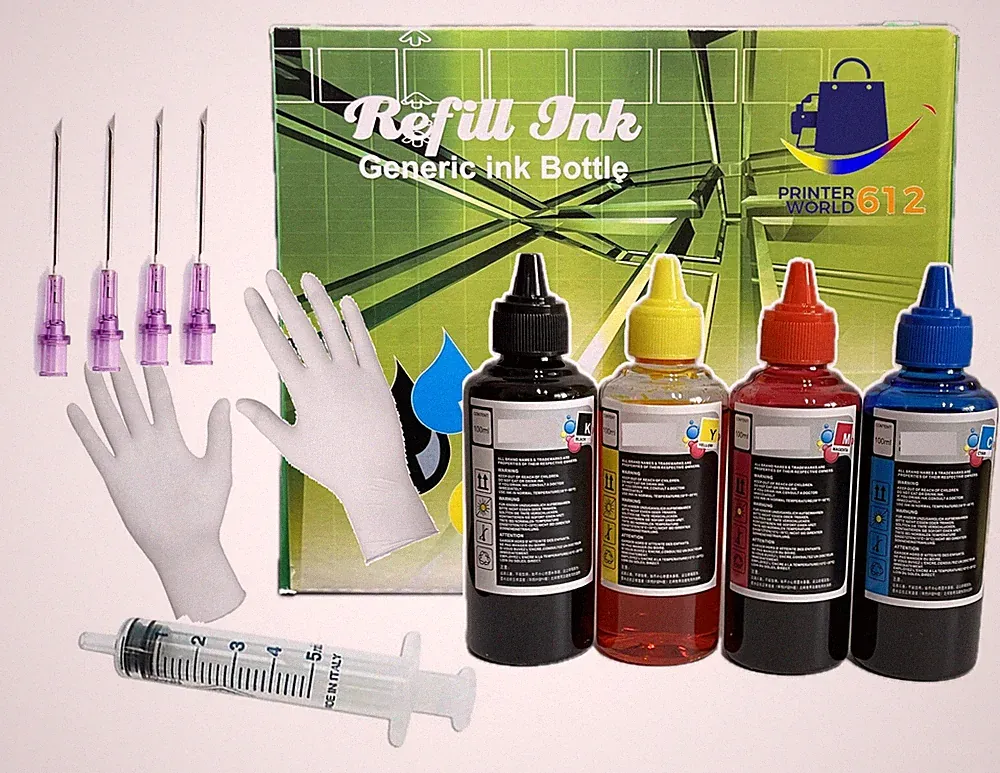 400ml bulk refill ink FOR EPSON WF2630 2650 2660 for ciss/refillable cartridges