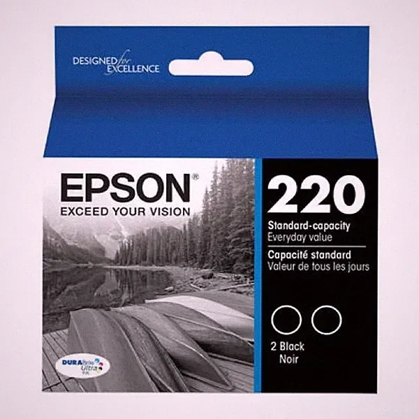 Epson 220 black ink cartridges
