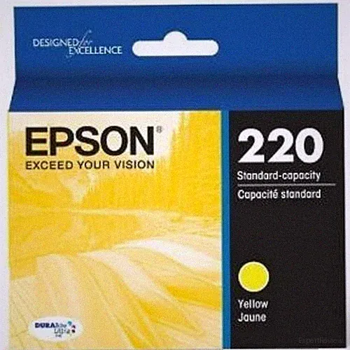 NEW Epson 220 Yellow T220420 Ink Cartridge Genuine