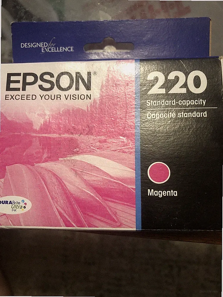NEW Genuine Sealed Epson 220 Magenta Ink Cartridges Exp. 2022