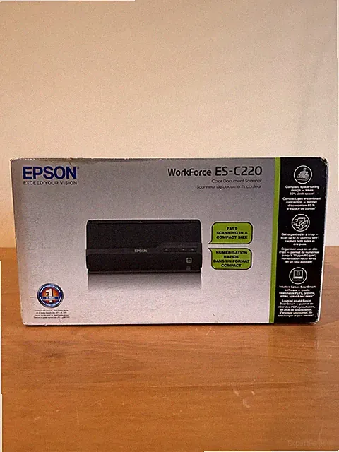 NEW SEALED Epson WorkForce ES-C220 Color Document Scanner
