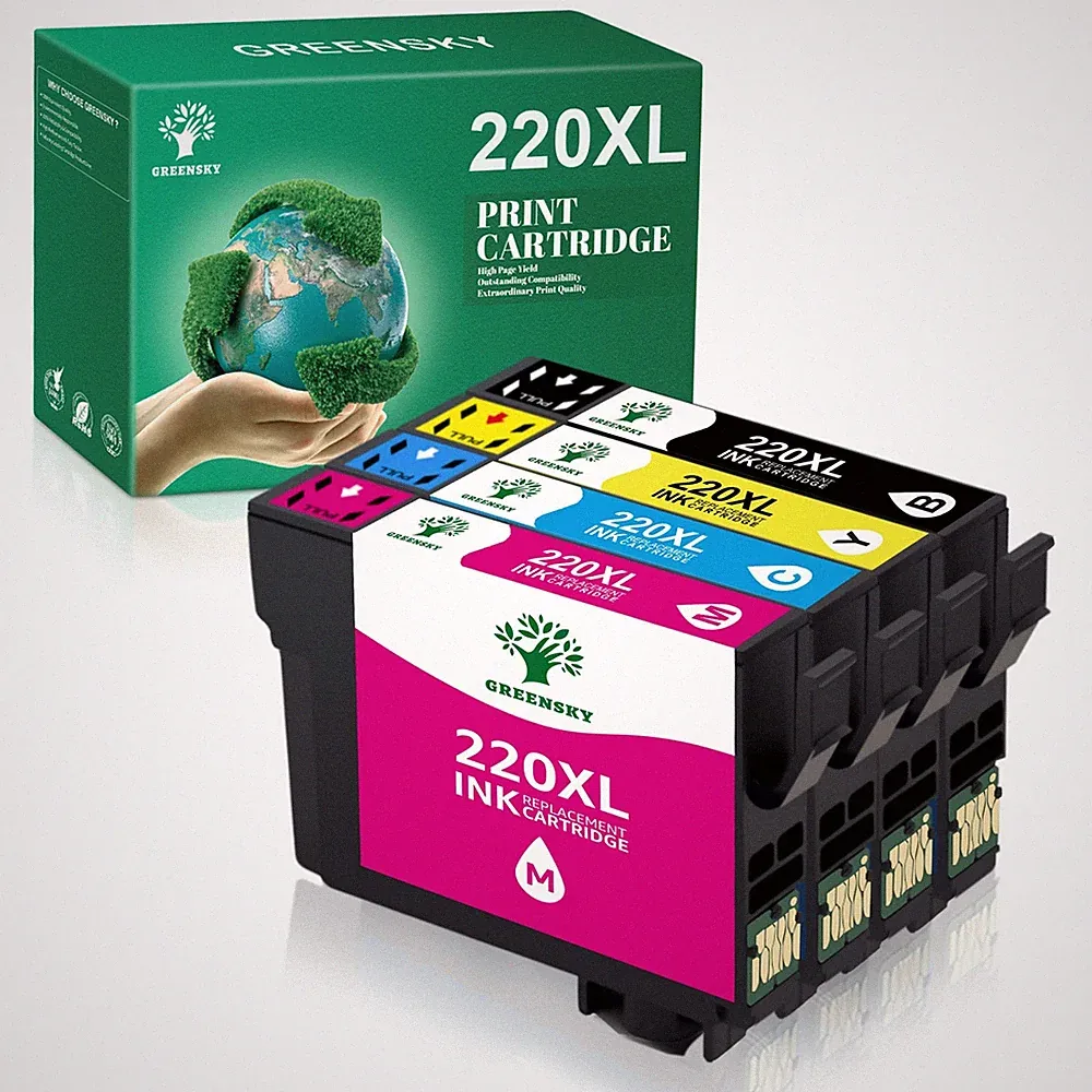 T220XL 220XL Ink Cartridges for Epson WF-2630 XP-320 WF-2760 WF-2750 Printer Lot